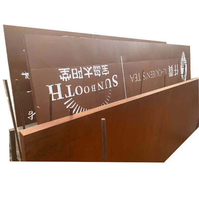 DIN стальной пластины 0.6m-3m AISI ASTM 0.8-1.2mm A588 Corten